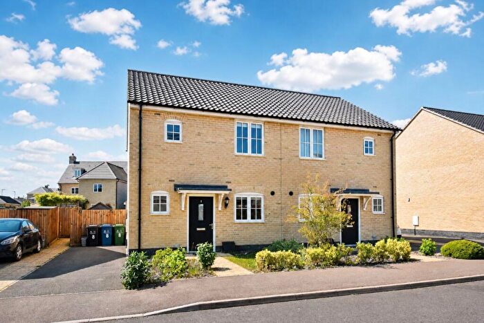 2 Bedroom Semi-Detached House For Sale In Poppy Crescent, Melbourn, Royston, SG8