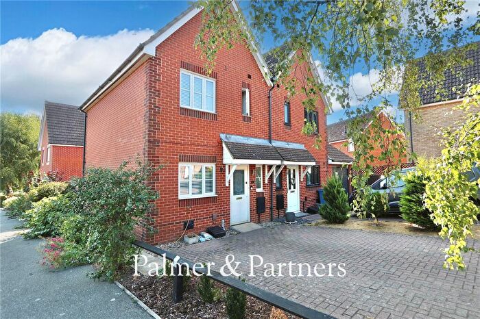 2 Bedroom Semi-Detached House For Sale In Cinnabar Close, Pinewood, Ipswich, Suffolk, IP8