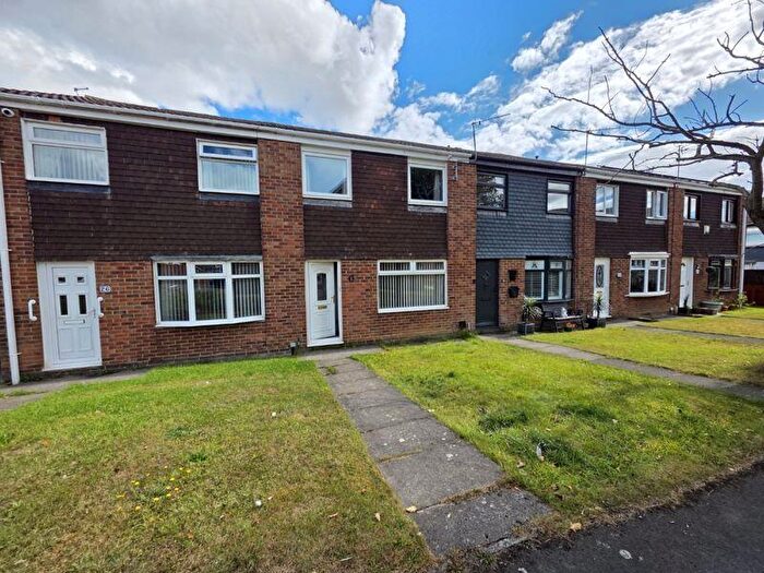 3 Bedroom Terraced House For Sale In Bamborough Court, Dudley, NE23