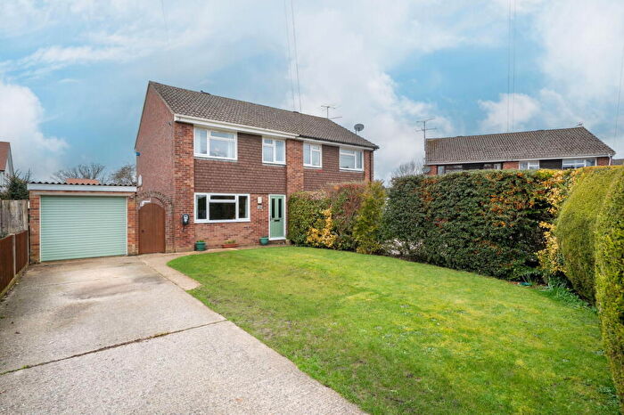 3 Bedroom Semi Detached House For Sale In Mull Close, Oakley, Hampshire, RG23