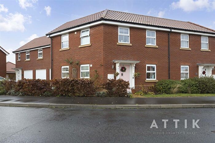 2 Bedroom Semi-Detached House For Sale In Waller Drive, Attleborough, NR17