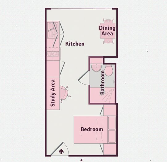 1 Bedroom Studio To Rent In 33 Parkside, Coventry CV1