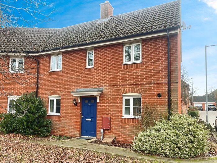 2 Bedroom End Terrace House For Sale In Oriole Drive, Cringleford, Norwich, NR4