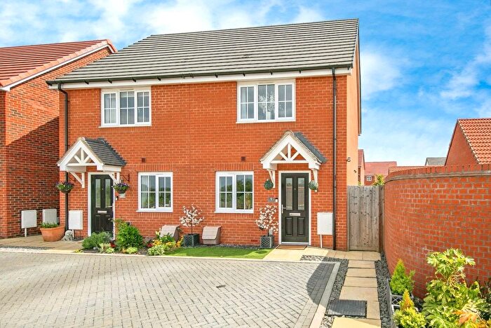 2 Bedroom Semi Detached House For Sale In Oak Apple Drive, Stowupland, Stowmarket, Suffolk, IP14