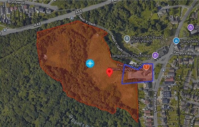 Land For Sale In Land To The Rear Of Plough & Harrow, Swansea Road, Llangyfelach, Swansea, West Glamorgan, SA5