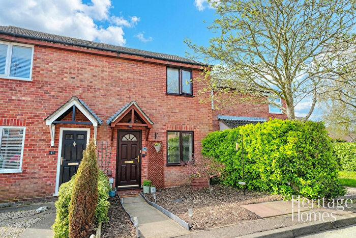 2 Bedroom Terraced House For Sale In Mokyll Croft, Taverham, Norwich, Norfolk, NR8