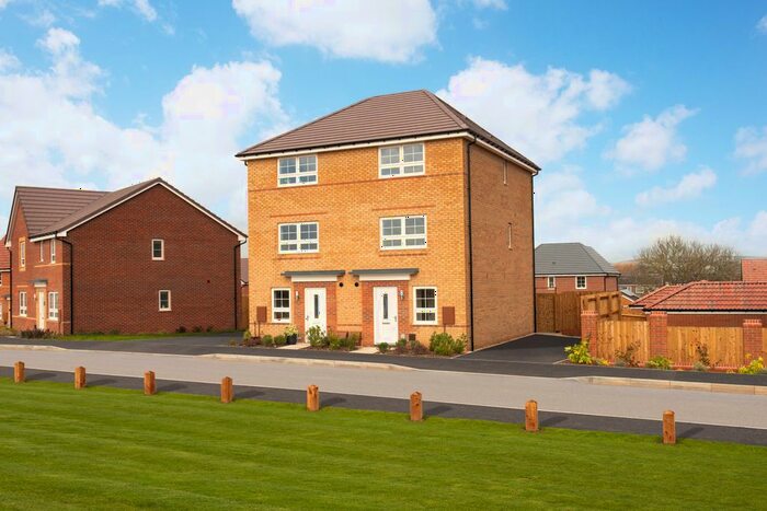 3 Bedroom End Of Terrace House For Sale In "Haversham" At Orchid Way, Witham St. Hughs, Lincoln, LN6