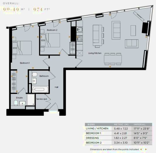 2 Bedroom Apartment To Rent In Deansgate Square, Owen Street Manchester, M15