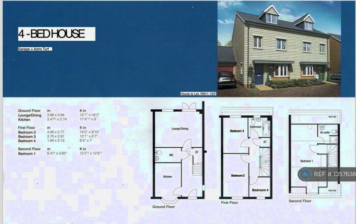 4 Bedroom Semi-Detached House To Rent In Mellowes Road, Hornchurch, RM11