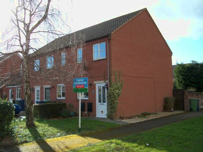 2 Bedroom End Of Terrace House To Rent In Snowshill Drive, Bishops Cleeve, Cheltenham, GL52