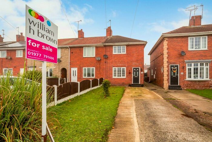 2 Bedroom End Of Terrace House For Sale In Tom Wood Ash Lane, Upton, Pontefract, WF9