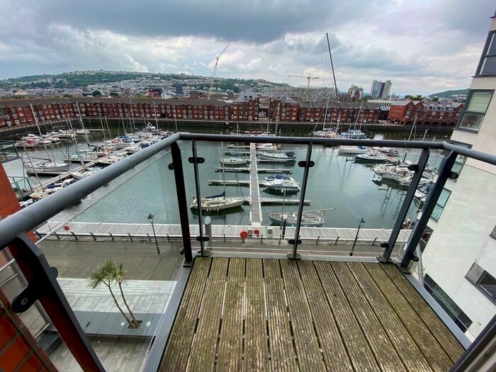 2 Bedroom Flat To Rent In Apartment, Meridian Wharf, Trawler Road, Maritime Quarter, Swansea, SA1