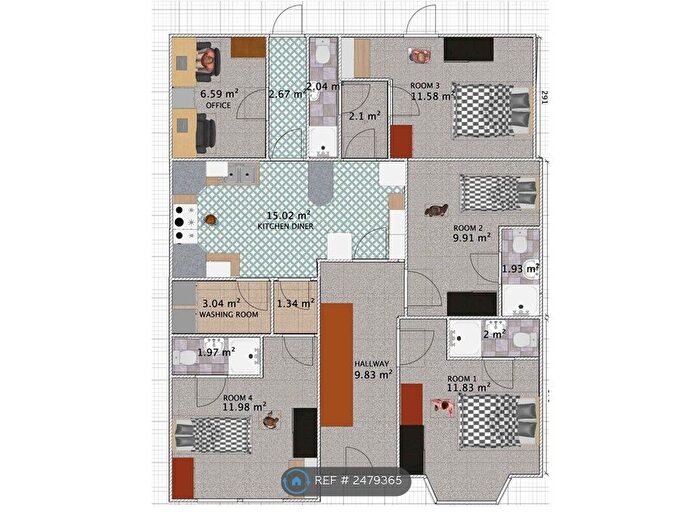 10 Bedroom Semi-Detached House To Rent In Hmo, Chadwell Heath, Romford, RM6