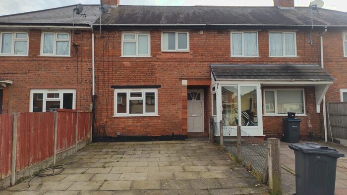 2 Bedroom Terraced House To Rent In Wetherfield Road, Birmingham, B11