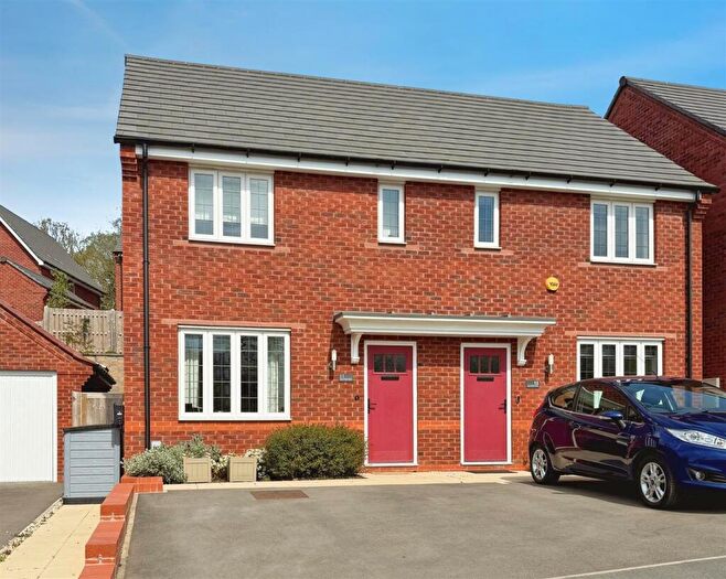 2 Bedroom Semi Detached House For Sale In Spear Thistle Close, Eden Park, Rugby, CV21