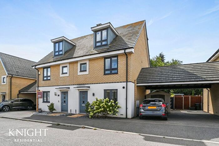 4 Bedroom Semi-Detached House For Sale In Wilfred Appleby Mews, Stanway, Colchester, CO3