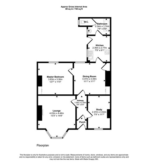 2 Bedroom Cottage For Sale In Rokeby Street, Sunderland, Tyne And Wear, SR4