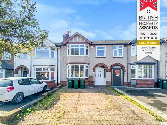 3 Bedroom Terraced House To Rent In Tennyson Road, Wyken, Coventry, West Midlands, CV2