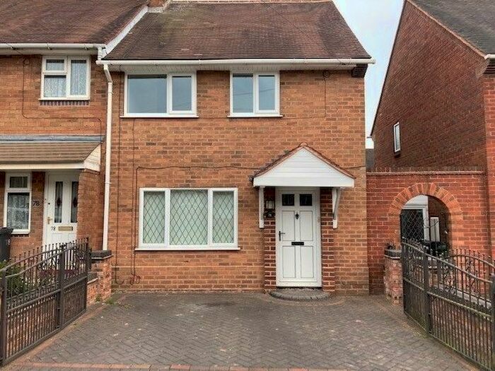2 Bedroom Semi Detached House To Rent In Glastonbury Crescent, Bloxwich