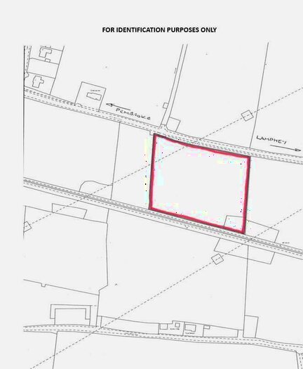 Land For Sale In . Acres Of Land At Upper Lamphey Road, Lamphey, Nr. Pembroke, SA70