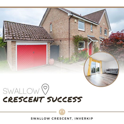 3 Bedroom Semi-Detached House For Sale In Swallow Crescent, Inverkip, PA16