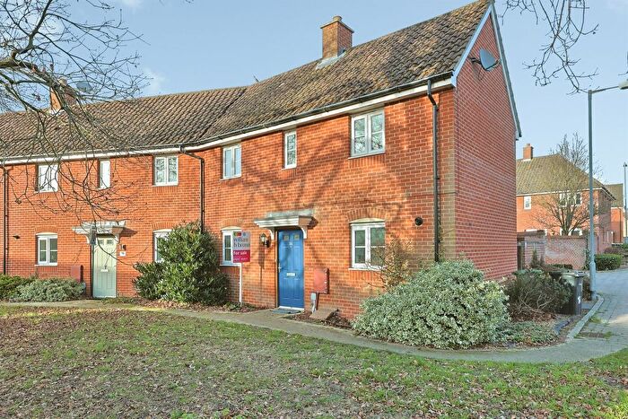 2 Bedroom End Terrace House For Sale In Oriole Drive, Cringleford, Norwich, NR4