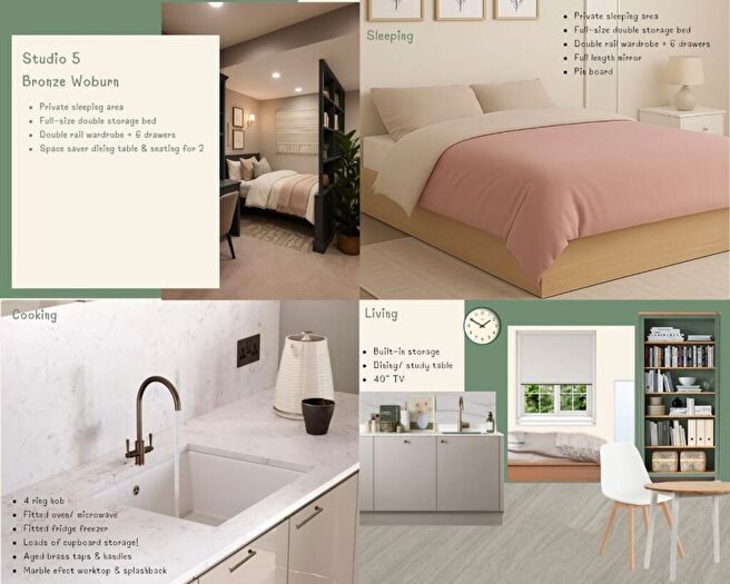 1 Bedroom Apartment To Rent In Bronze Woburn- Studio |Verney St, EX1