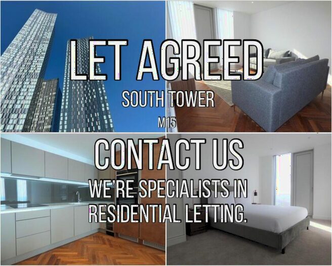 2 Bedroom Apartment To Rent In South Tower, Deansgate Square, Owen Street, M15