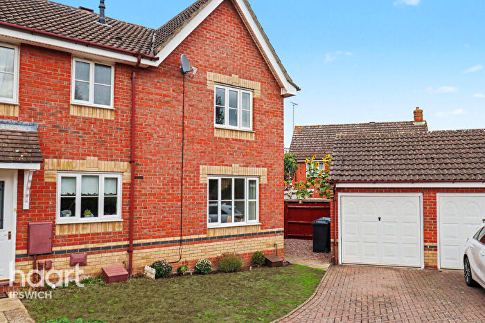 2 Bedroom End Of Terrace House For Sale In Fritillary Close, Ipswich, IP8