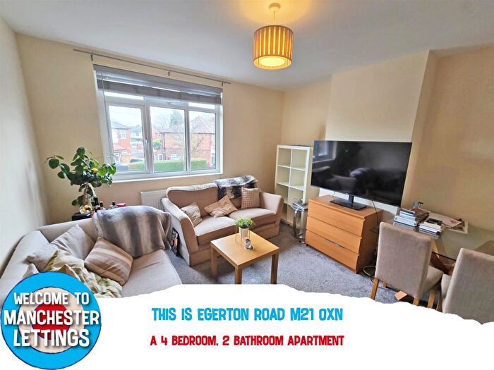 4 Bedroom Apartment To Rent In Egerton Road South Manchester, M21