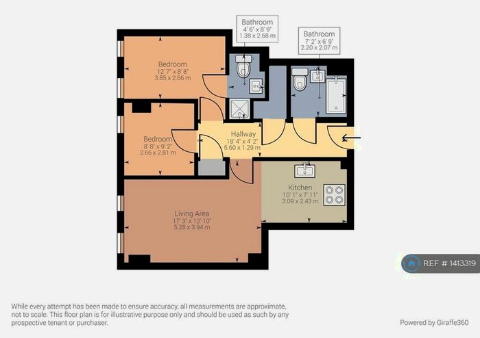 2 Bedroom Flat To Rent In Chatsworth House, Manchester, M1