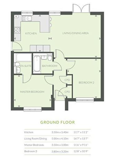 2 Bedroom Bungalow For Sale In The Daisy, Plot, St Mary's, Dartington, TQ9
