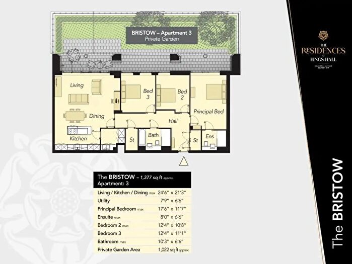 3 Bedroom Apartments For Sale In The Bristow, The Residences At Kings Hall, Belfast, BT9