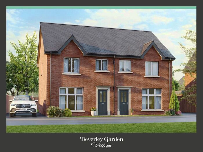 3 Bedroom Semi-Detached House For Sale In Beverley Garden Village, Bangor Road, Newtownards, County Down, BT23