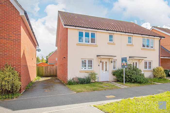 3 Bedroom Semi-Detached House For Sale In Almond Drive, Cringleford, NR4