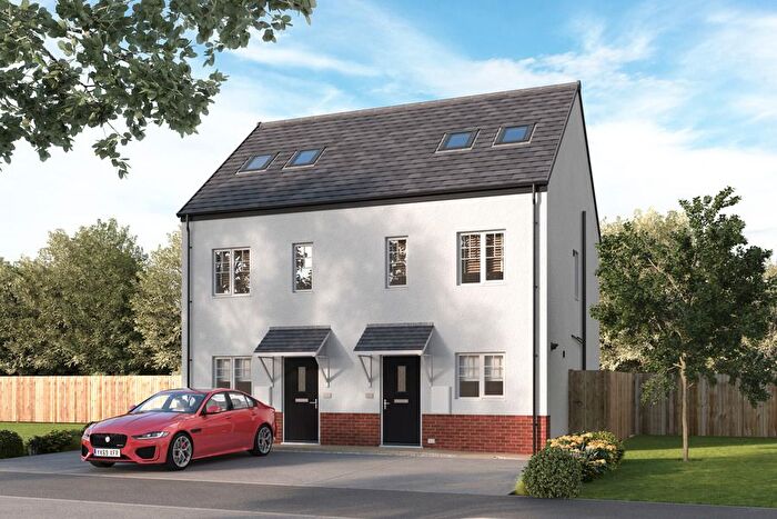 3 Bedroom Semi-detached House For Sale In "The Canmore" At Irene Hughes Drive, Rosyth, Dunfermline, KY11