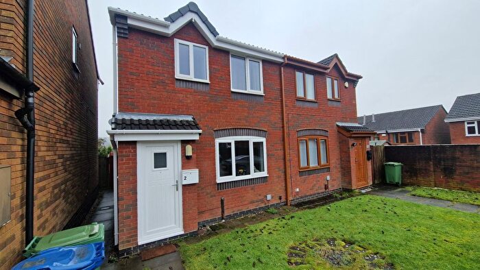 2 Bedroom Semi Detached House To Rent In Bryans Way, Littleworth, Cannock, Staffordshire, WS12