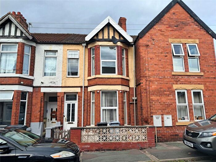 3 Bedroom Terraced House For Sale In Samuel Street, Crewe, Cheshire, CW1