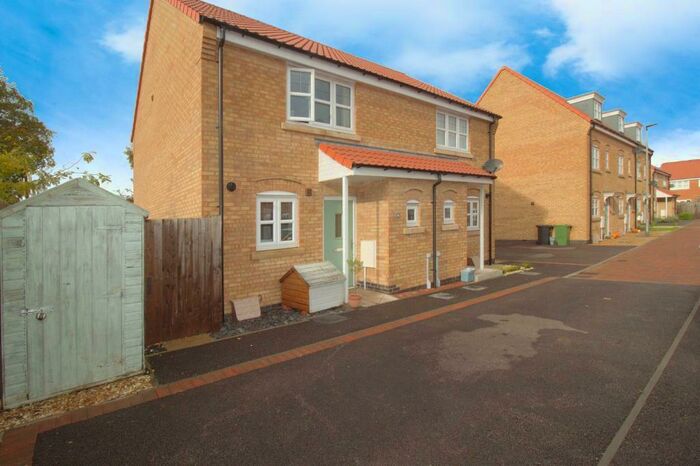 2 Bedroom Semi-Detached House For Sale In Bramble Close, Newborough, Peterborough, Cambs, PE6