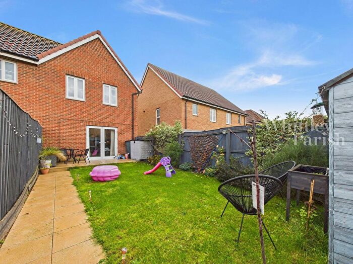 2 Bedroom Semi-Detached House For Sale In Noctule Grove, Hethersett, Norwich, NR9