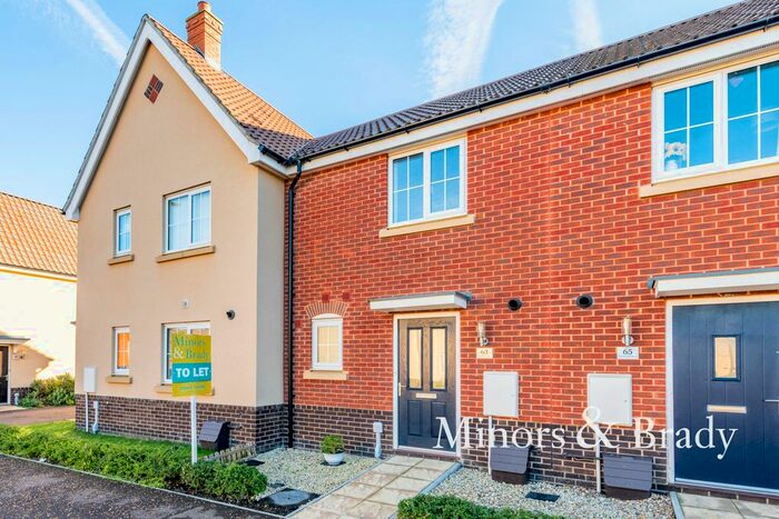 2 Bedroom Terraced House To Rent In Tortoiseshell Drive, Attleborough NR17