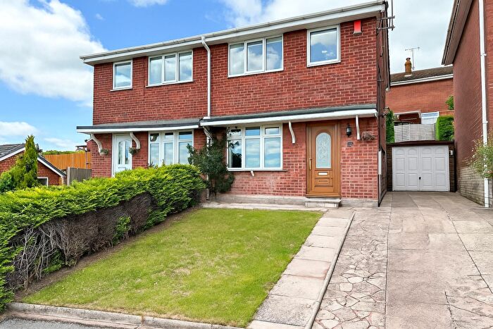 2 Bedroom Semi-Detached House For Sale In Rennie Crescent, Cheddleton, Staffordshire, ST13