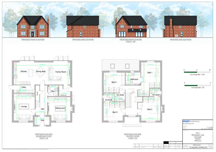 4 Bedroom Detached House For Sale In Plot Whittingham Lane, Preston, PR3