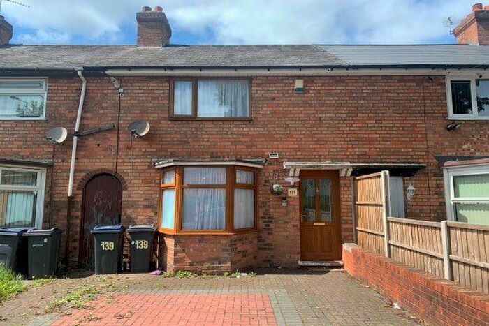 3 Bedroom Terraced House To Rent In Millhouse Road, Birmingham, B25