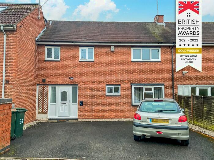 3 Bedroom Terraced House To Rent In Pershore Place, Canley, Coventry, West Midlands CV4