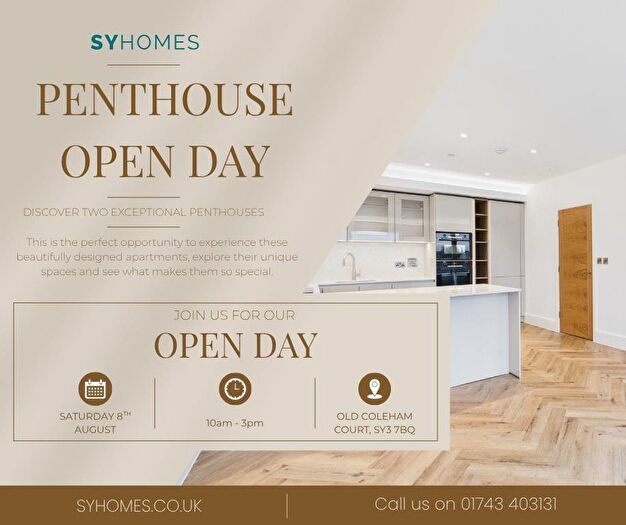 2 Bedroom Flat For Sale In Apartment, Old Coleham Court, Shrewsbury, SY3